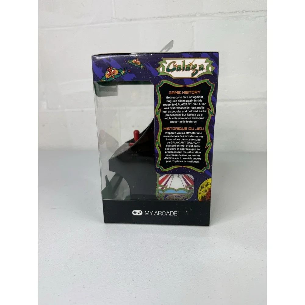 New MY ARCADE GALAGA VIDEO GAME Micro Player Retro Arcade Machine